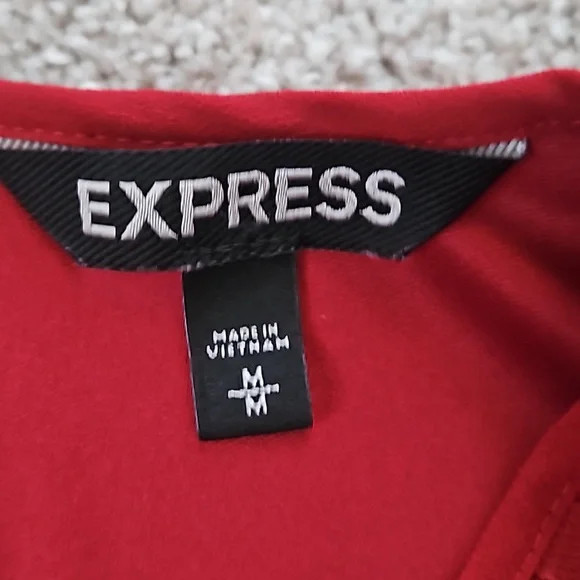 Express Size Medium Red Dress - Picture 4 of 4